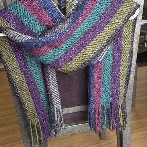 Vanity Multicolor Striped Scarf